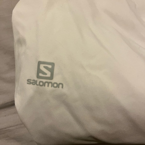 Used once - Salomon White Ski Pants - AdvancedSkin Dry - Picture 3 of 5